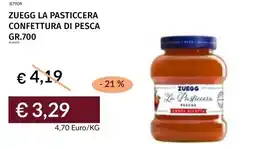 Prezzemolo e Vitale Zuegg la pasticcera confettura di pesca offerta