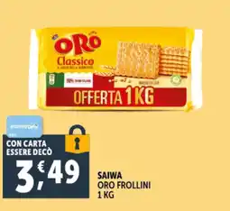 Deco Supermercati Saiwa oro frollini offerta