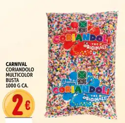 Deco Supermercati Carnival coriandolo multicolor busta offerta
