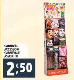 Deco Supermercati Carnival accessori carnevale offerta