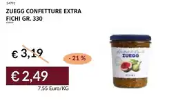Prezzemolo e Vitale Zuegg confetture extra fichi offerta