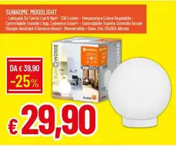 Galassia SUNHOME MOODLIGHT Lampada Da Tavolo Led 9 Watt offerta
