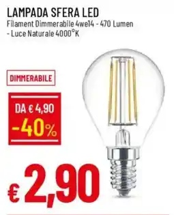 Galassia Lampada sfera LED offerta