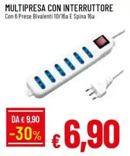 Galassia Multipresa con interruttore offerta