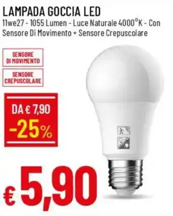 Lampada goccia LED