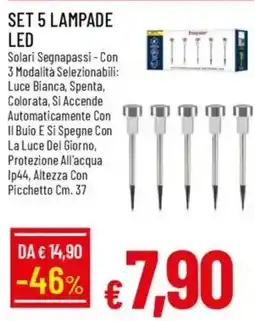 Galassia Set 5 lampade LED offerta