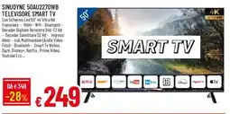 Galassia SINUDYNE 50AU2270WB TELEVISORE SMART TV offerta