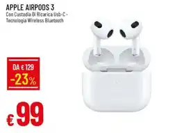 Galassia APPLE airpods 3 offerta