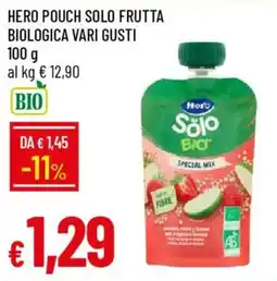 Galassia Hero pouch solo frutta biologica offerta