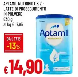 Galassia Aptamil nutribiotik 2 - latte di proseguimento in polvere offerta