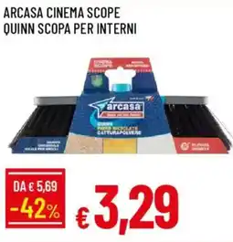 Galassia Arcasa cinema scope quinn scopa per interni offerta