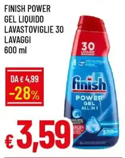 Galassia Finish power gel liquido lavastoviglie offerta