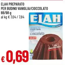 Galassia Elah preparato per budino vaniglia/cioccolato offerta