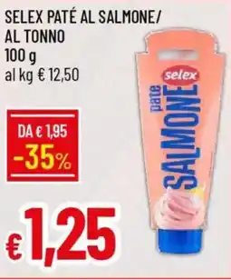 Galassia Selex paté al salmone/ al tonno offerta