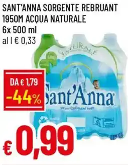 Galassia Sant'anna sorgente rebruant 1950m acqua naturale offerta