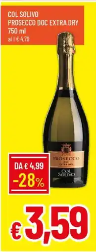 Galassia Col solivo prosecco doc extra dry prosecco extra dry offerta