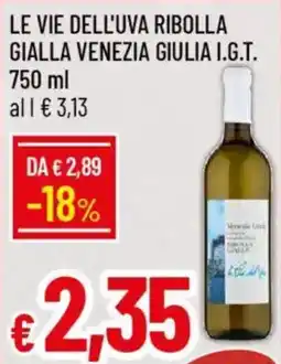 Galassia Le vie dell'uva ribolla gialla venezia giulia i.g.t. offerta