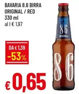 Galassia Bavaria 8.6 birra original/red offerta