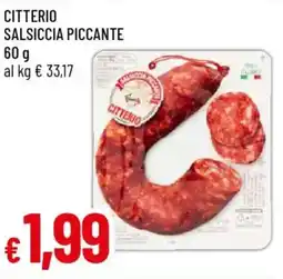 Galassia Citterio salsiccia piccante offerta
