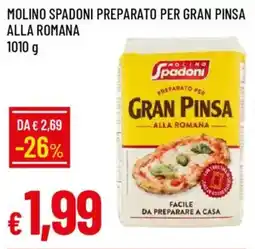 Galassia Molino spadoni preparato per gran pinsa alla romana offerta