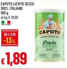 Galassia Caputo lievito secco 100% italiano offerta