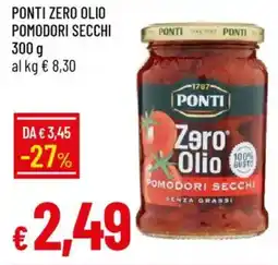 Galassia Ponti zero olio pomodori secchi offerta