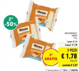 Conad Superstore Mini spuntinelle MORATO offerta