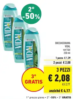 Conad Superstore Docciaschiuma VIDAL offerta