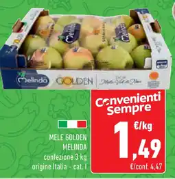 Conad Superstore Mele golden MELINDA offerta