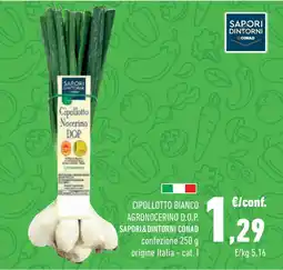 Conad Superstore Cipollotto bianco agronocerino d.o.p. SAPORI&DINTORNI CONAD offerta