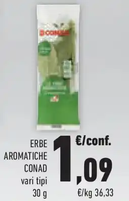 Conad Superstore Erbe aromatiche CONAD offerta