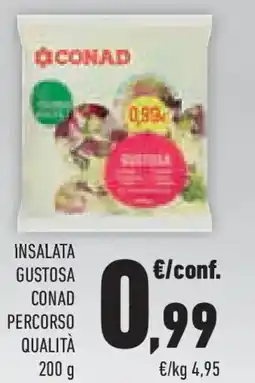 Conad Superstore Insalata gustosa CONAD PERCORSO QUALITÀ offerta