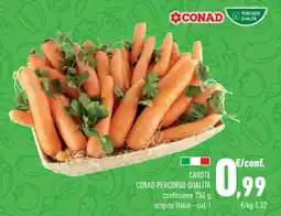 Conad Superstore Carote CONAD PERCORSO QUALITÀ offerta