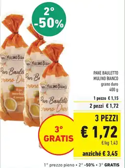 Conad Pane bauletto MULINO BIANCO offerta