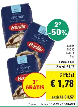 Conad Farina tipo 00 BARILLA offerta