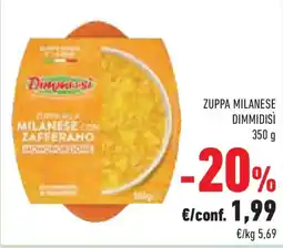 Conad Superstore Zuppa milanese DIMMIDISÌ offerta