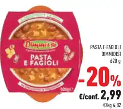 Conad Superstore Pasta e fagioli DIMMIDISÌ offerta