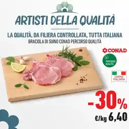 Conad Superstore Braciola di suino CONAD PERCORSO QUALITÀ offerta