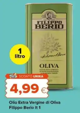 Tigre Olio Extra Vergine di Oliva Filippo Berio offerta