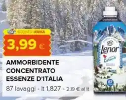 Oasi Lenor ammorbidente concentrato essenze d'italia offerta
