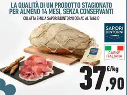 Conad Superstore Culatta emilia sapori&dintorni conad al taglio offerta