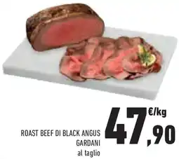 Conad Superstore Roast beef di black angus GARDANI offerta