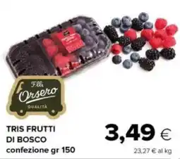 Oasi Tris frutti di bosco offerta
