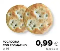 Oasi Focaccina con rosmarino offerta