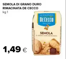 Oasi Semola di grano duro rimacinata DE CECCO offerta