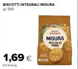 Oasi Biscotti integrali MISURA offerta