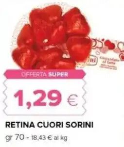 Oasi Retina cuori sorini offerta
