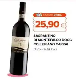 Oasi Sagrantino di montefalco docg collepiano caprai offerta