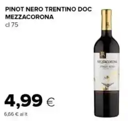 Oasi Pinot nero trentino doc MEZZACORONA offerta