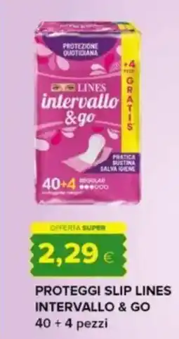 Oasi Proteggi slip lines intervallo & go offerta
